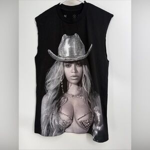 Beyonce Renaissance Tour Shirt M Cowboy Hat Cowgirl Official Merch RWT 2023